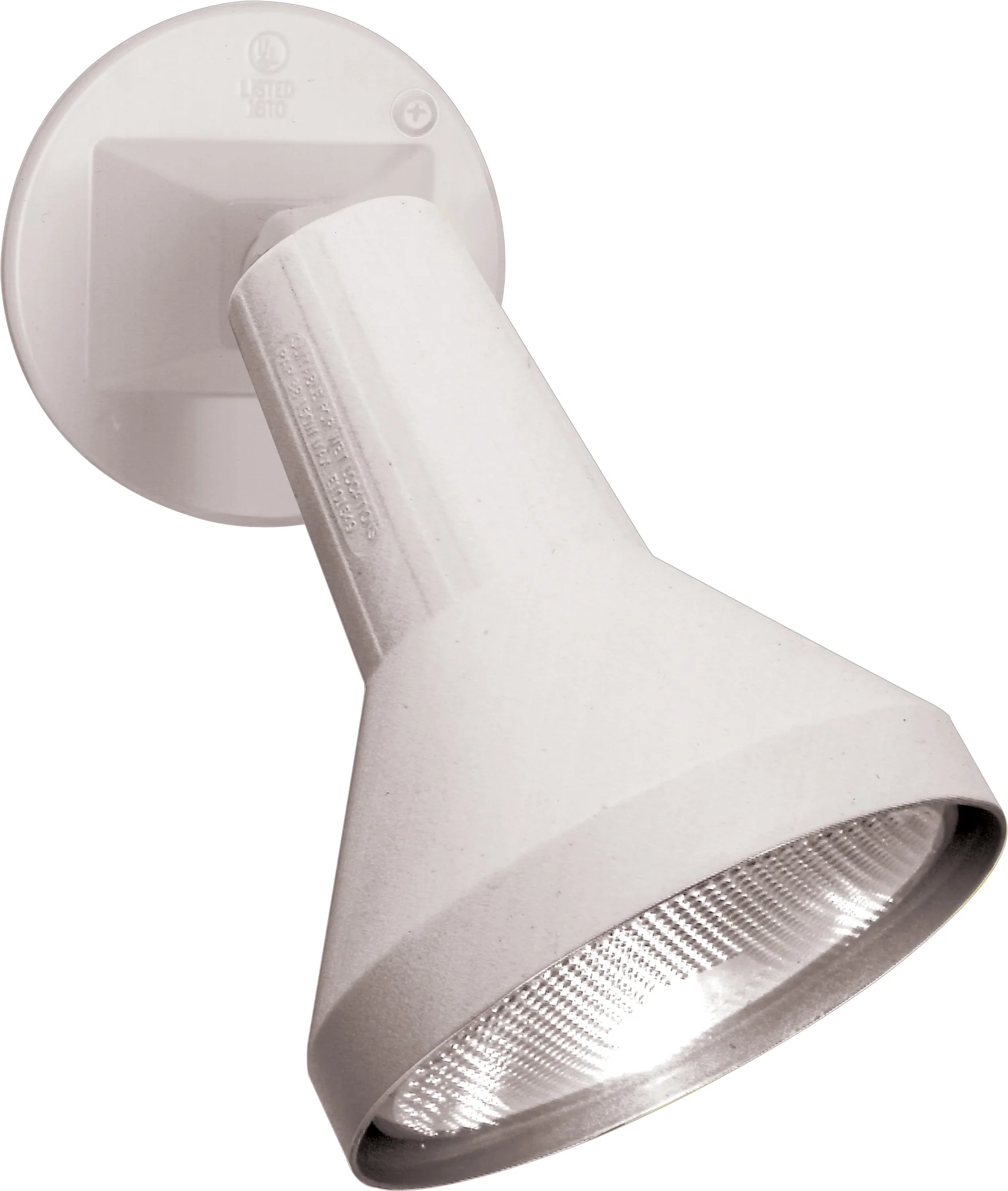 Nuvo 1-Light 8" Outdoor Flood Light w/ Adjustable Swivel in White Finish