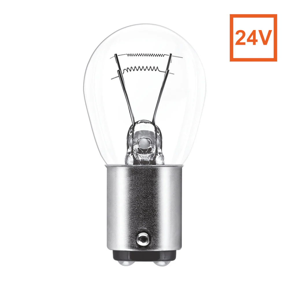 10-PK 10-PK Osram 7537 P21/5W 24V Automotive Bulb Engineered for Trucks and Buses - Image 3