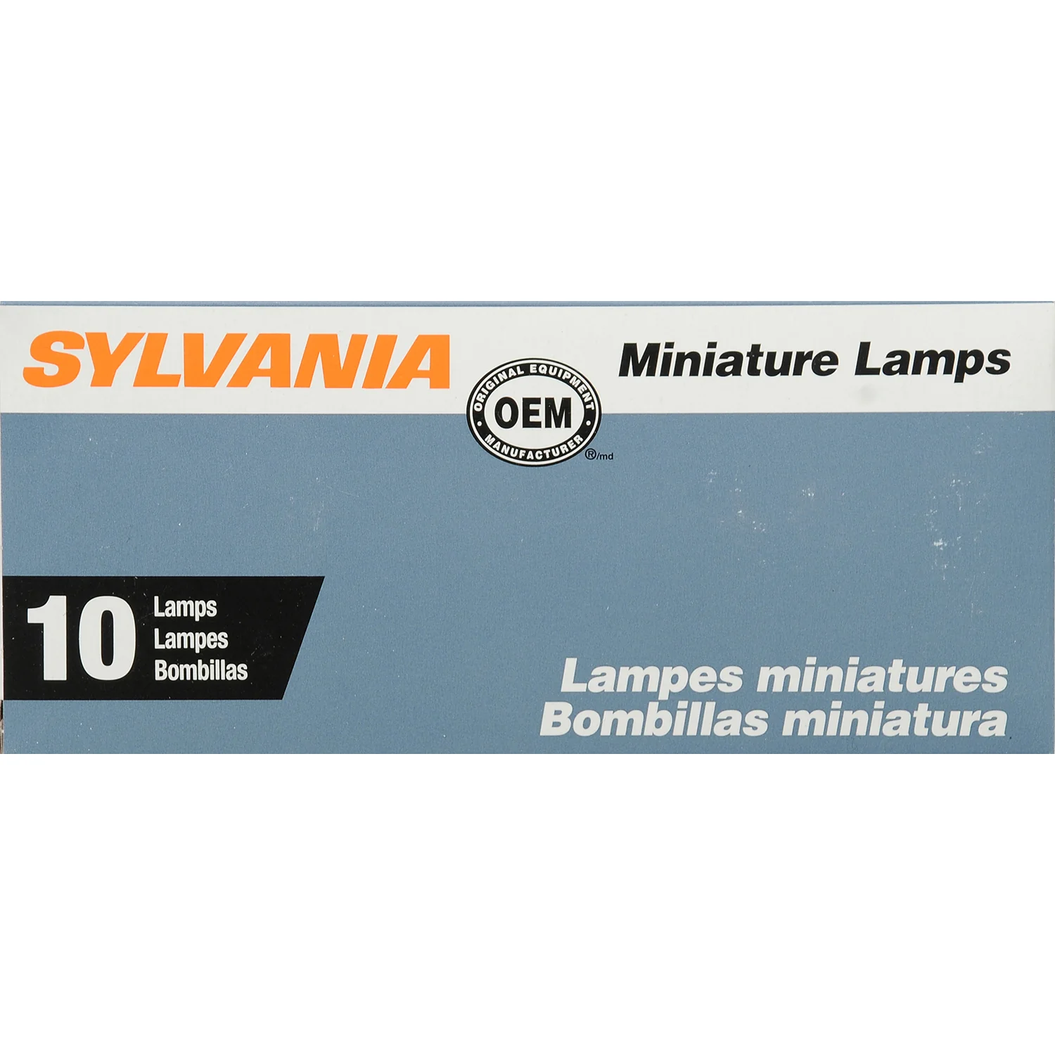 10-PK SYLVANIA 105 Standard Automotive Light Bulb - Image 2