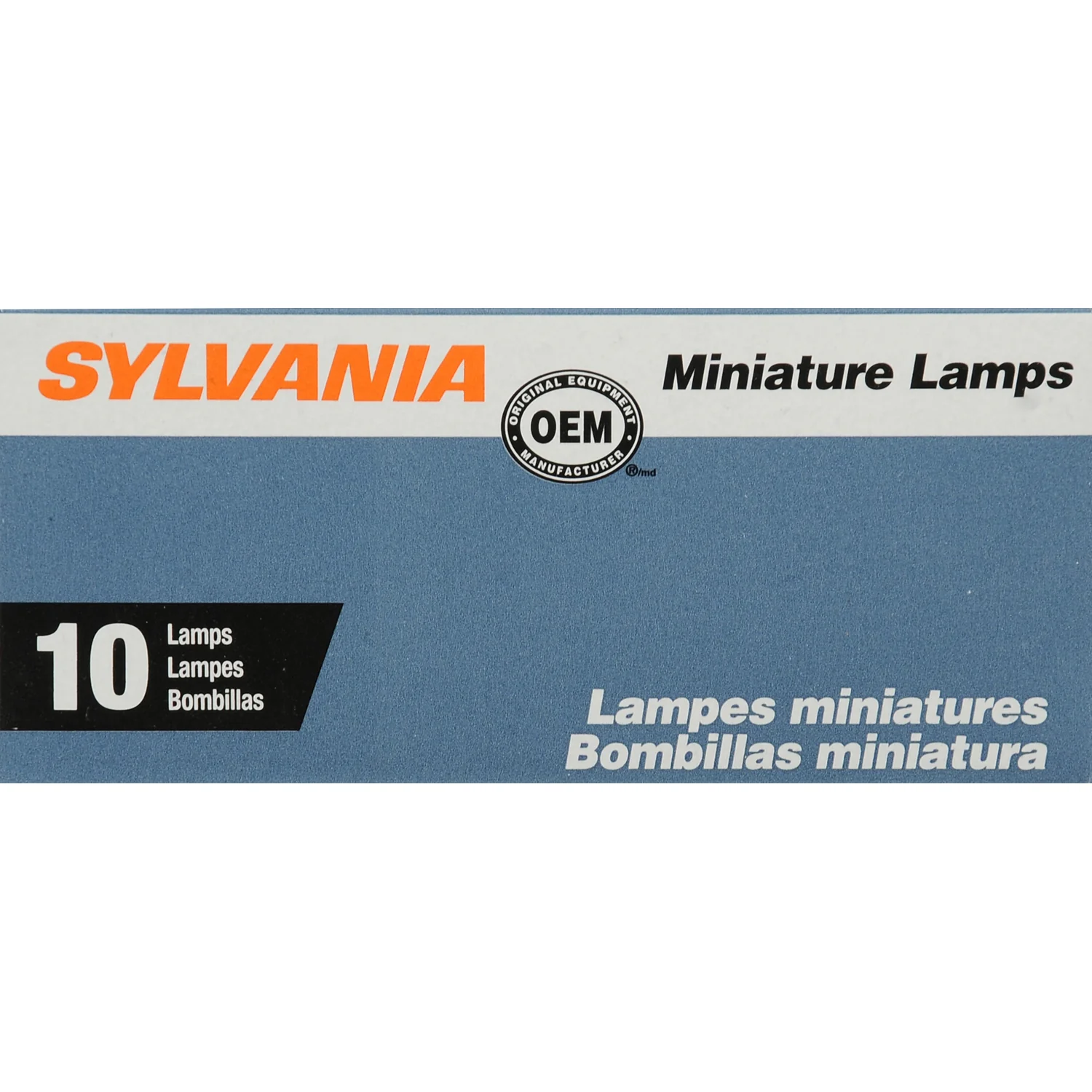 10-PK SYLVANIA 2825.TP Standard Automotive Light Bulb - Image 2
