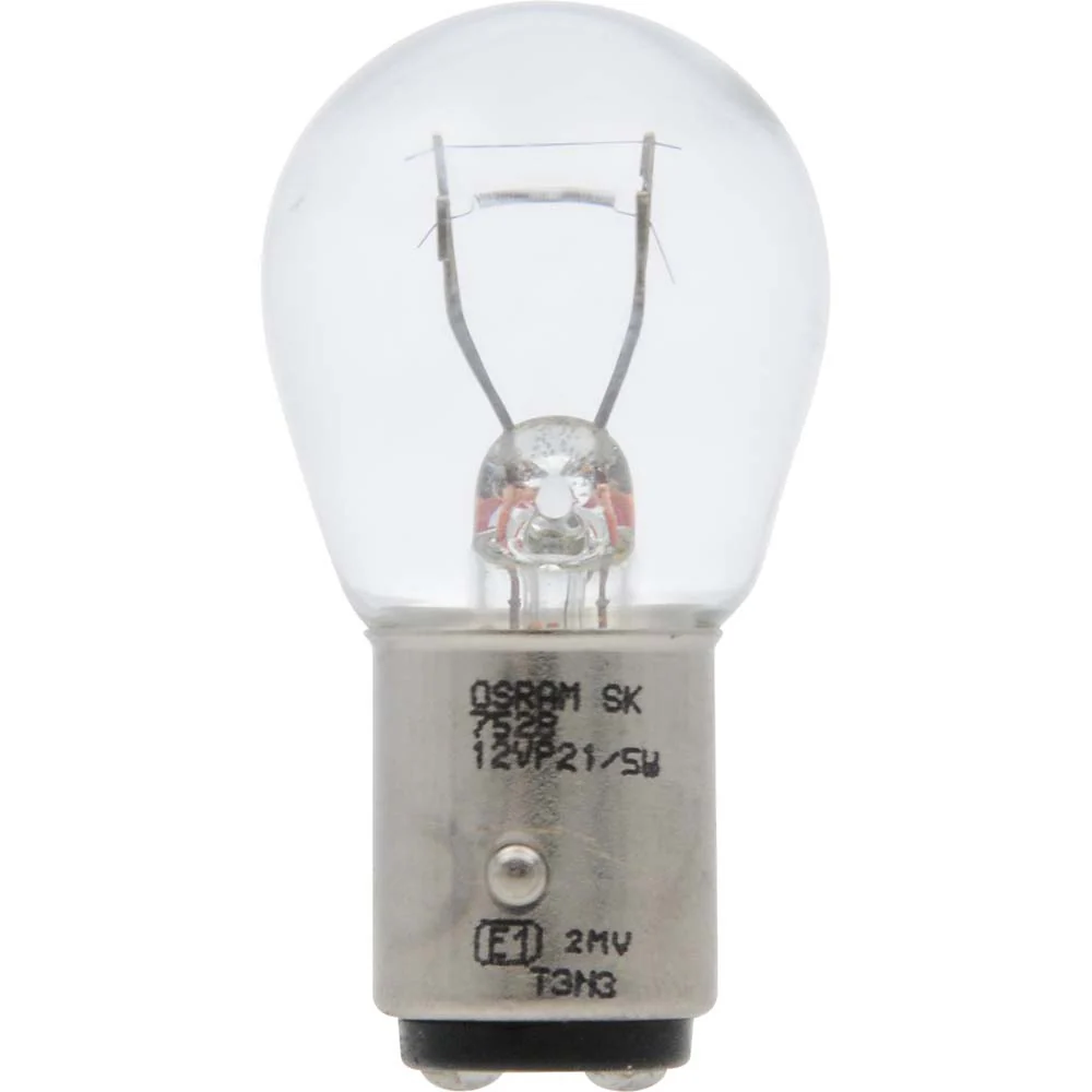 10-PK SYLVANIA 7528.TP Standard Automotive Light Bulb