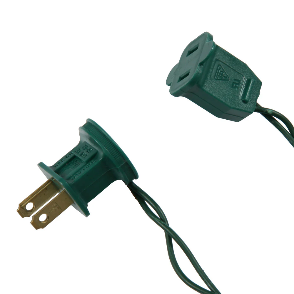 100 Blue Lights Green Wire 46ft. Christmas Set - Image 2
