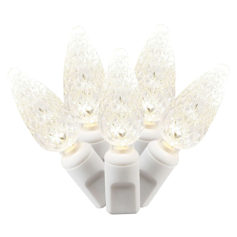 100 Light Warm White LED C6 4in. x 34 ft.
