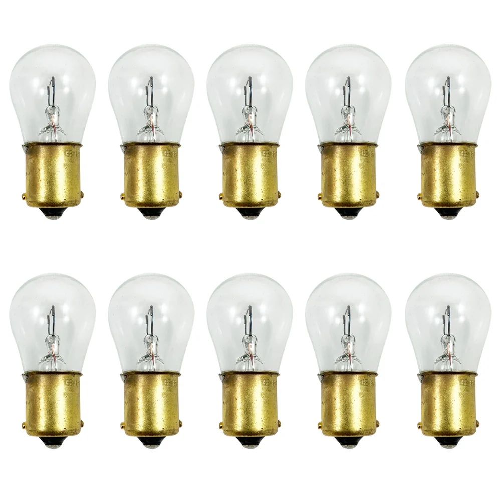 10PK - GE 1619 - 27472 13w S8 6.7v BA15s Base Automotive Low Voltage Bulb