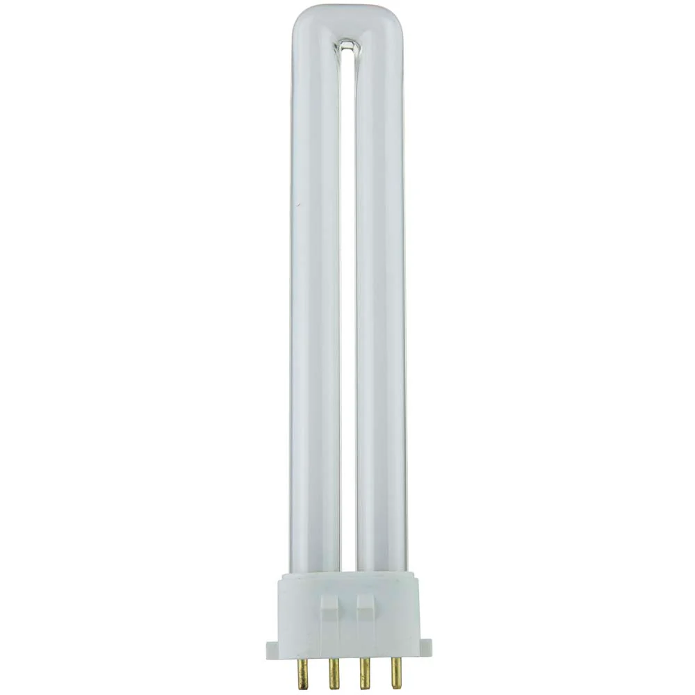 10Pk - Sunlite 13W 4-Pin 3500K U Shaped PL CFL Twin Tube Plugin 2GX7 Base Bulb - Image 2