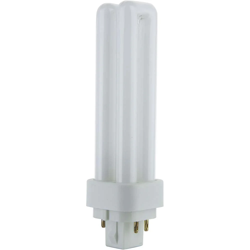 10Pk - Sunlite 18w 2700K PLD 4-Pin Double U-Shaped Twin Tube G24Q-2 Base Bulb - Image 2