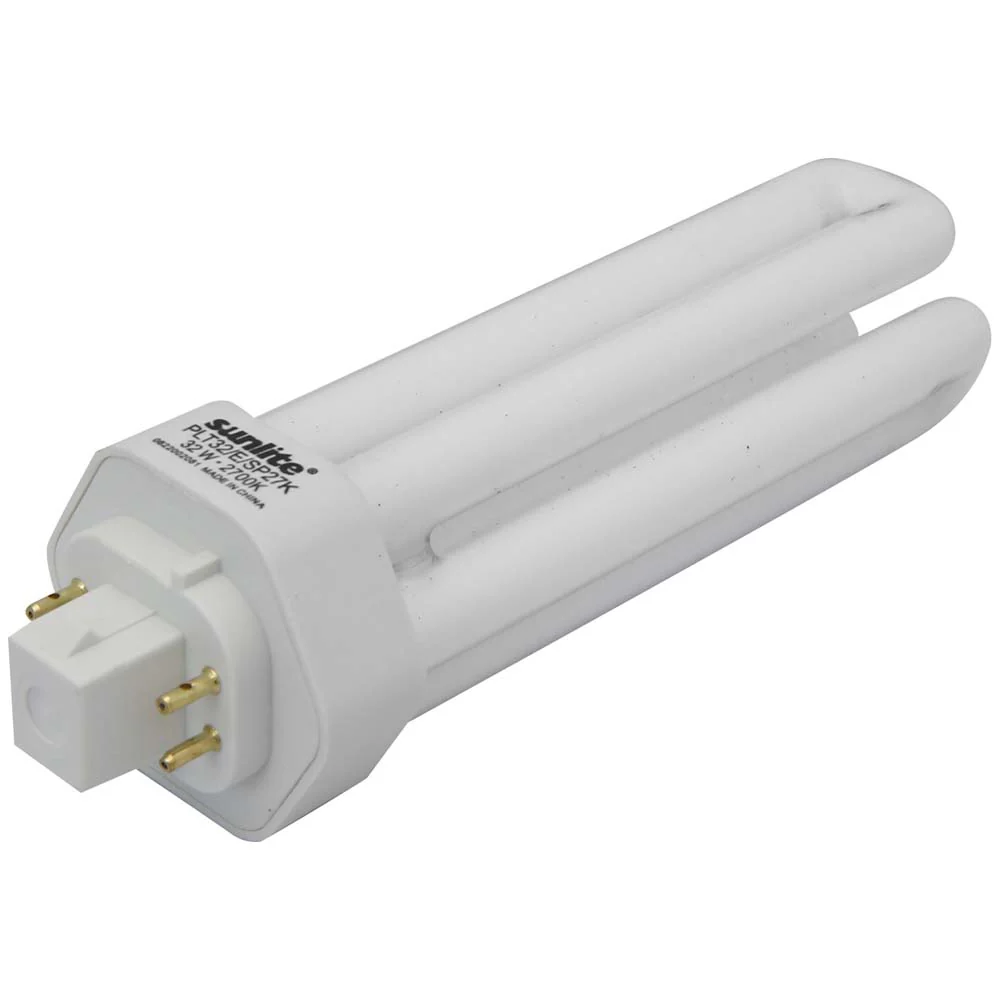10Pk - Sunlite 26w 6500K PLD 4-Pin Triple U-Shaped Twin Tube GX24Q-3 Base Bulb - Image 3