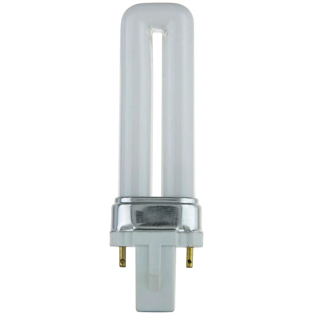 10Pk - Sunlite 5w 3000k U Shaped PL CFL Twin Tube Plugin G23 Base Light Bulb - Image 2