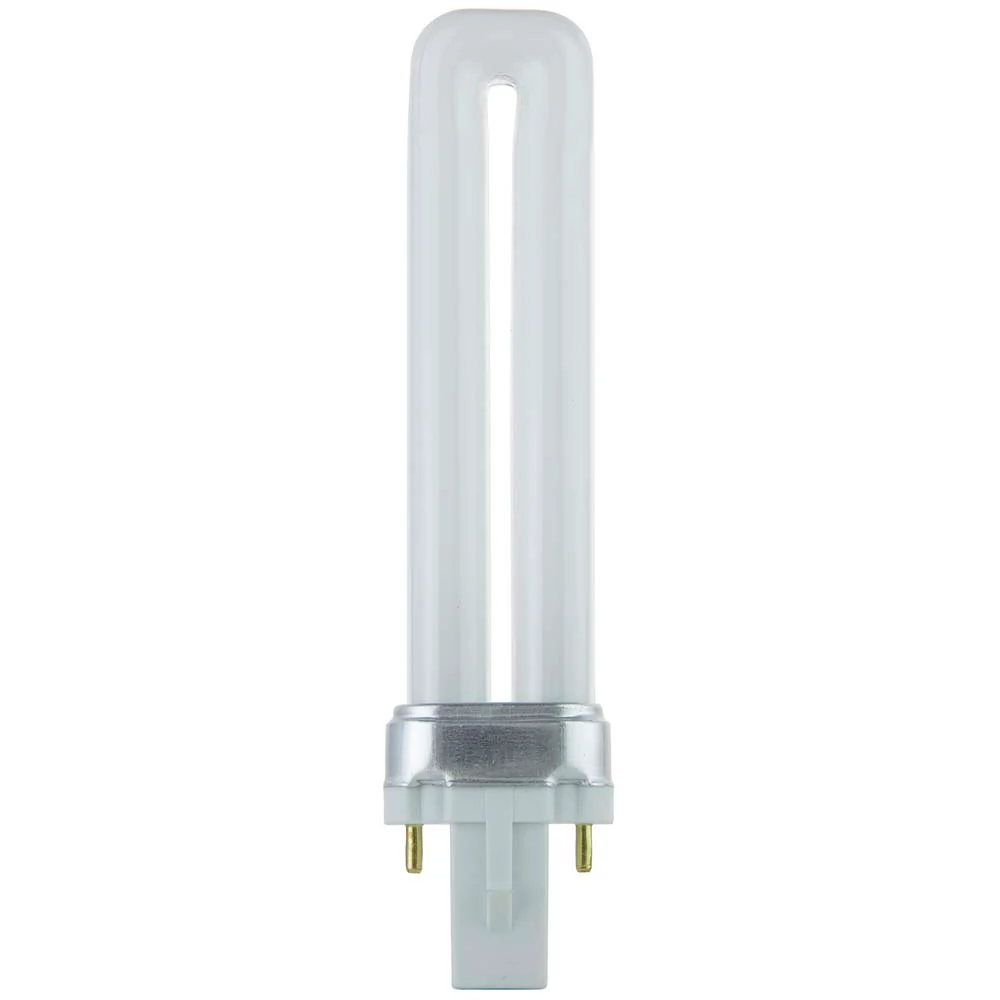 10Pk - Sunlite 7W 4100K 2-Pin U Shaped PL CFL Twin Tube Plugin G23 Base Bulb - Image 2