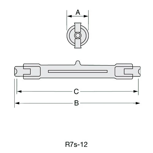 10PK - USHIO EMF - 1000329 - 800w 240v JP240V-800WCF R7S Base Halogen Bulb - Image 4