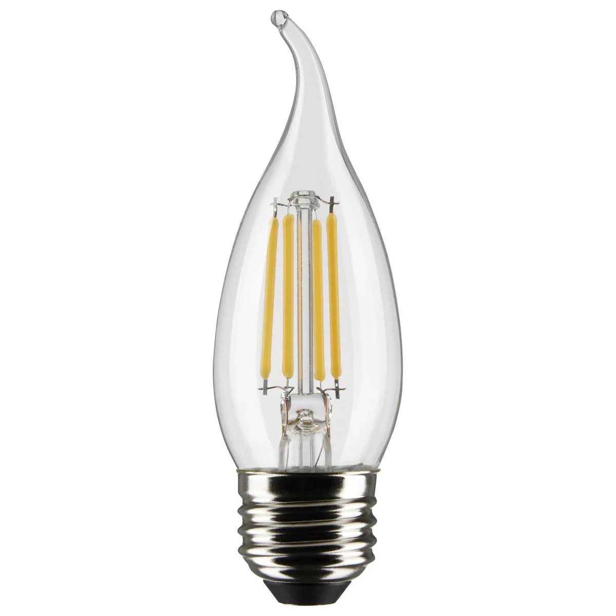 12PK - 4.5w CA11 Candle LED 2700K Medium Base Non-Dimmable - 40w equiv - Image 2