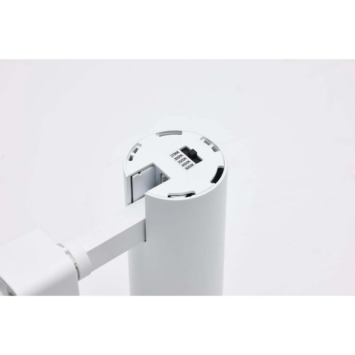 15w LED Track Head Adjustable Beam Spread CCT Selectable Matte White Finish - Image 4