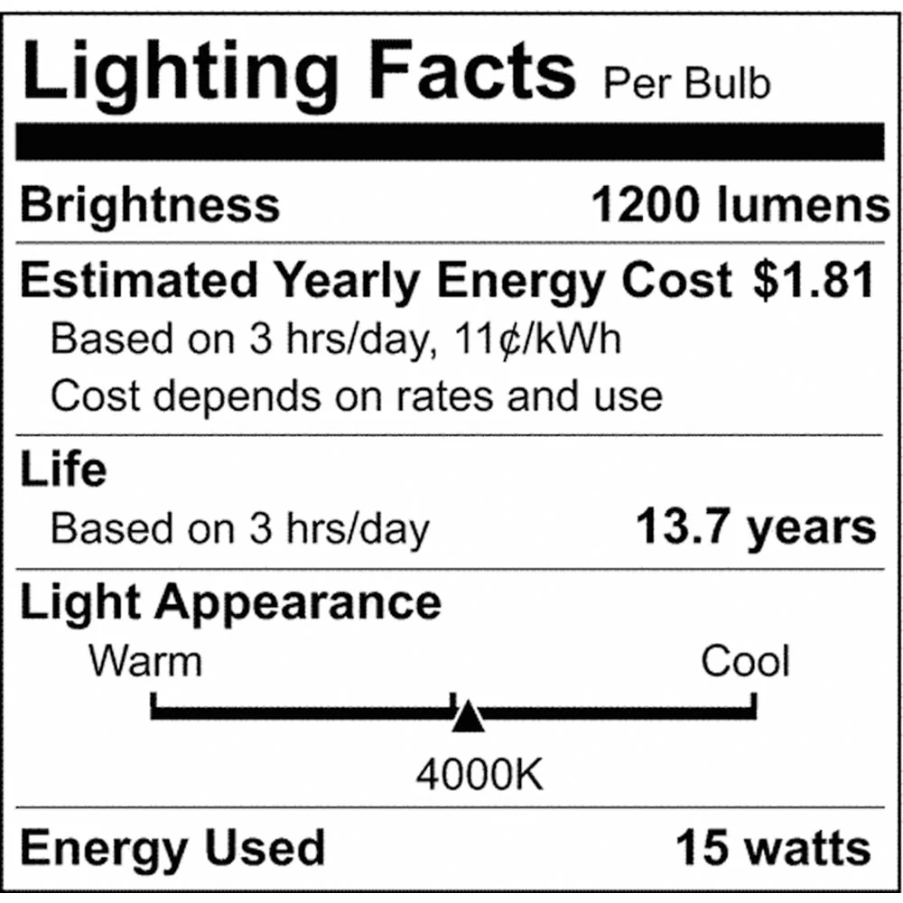 15W PAR38 LED 4000K E26 Medium Base - 90w equiv - Image 5