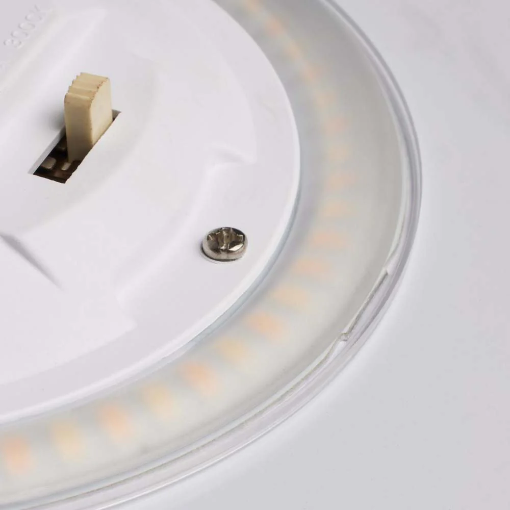 16.5w 11-in CCT Selectable Square Acrylic with Sensor LED Flush Mount Fixture - Image 5
