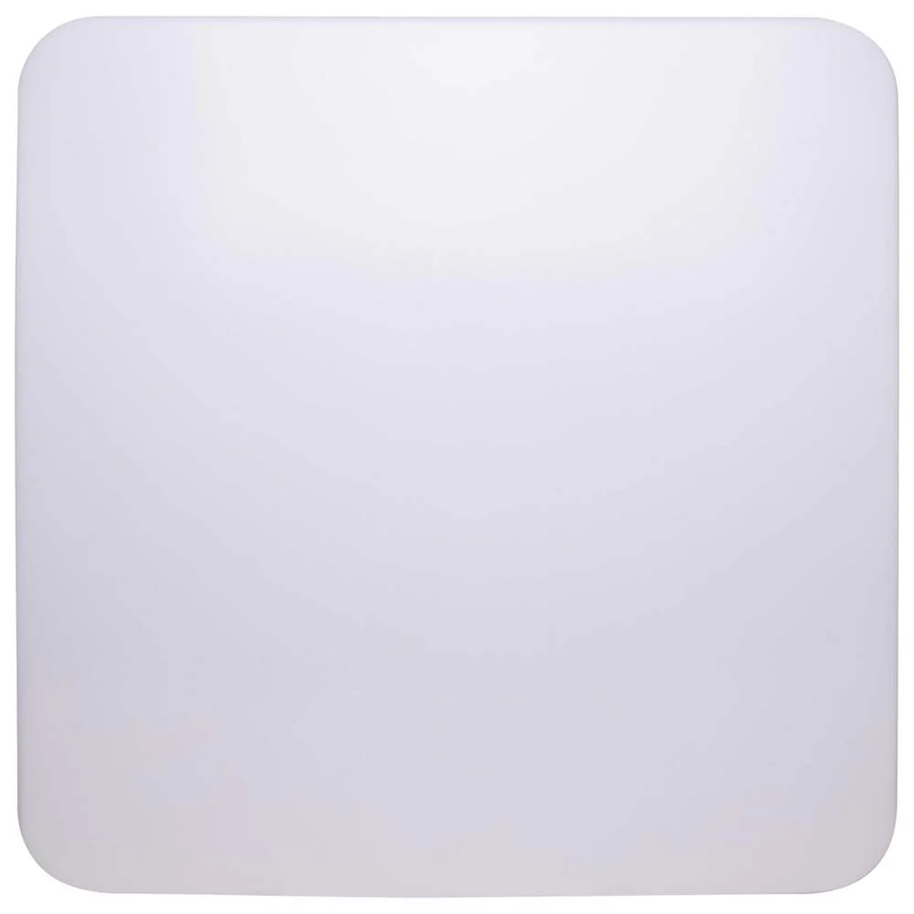 16w 11-in Square Acrylic LED Flush Mount Fixture CCT Selectable White Finish - Image 2