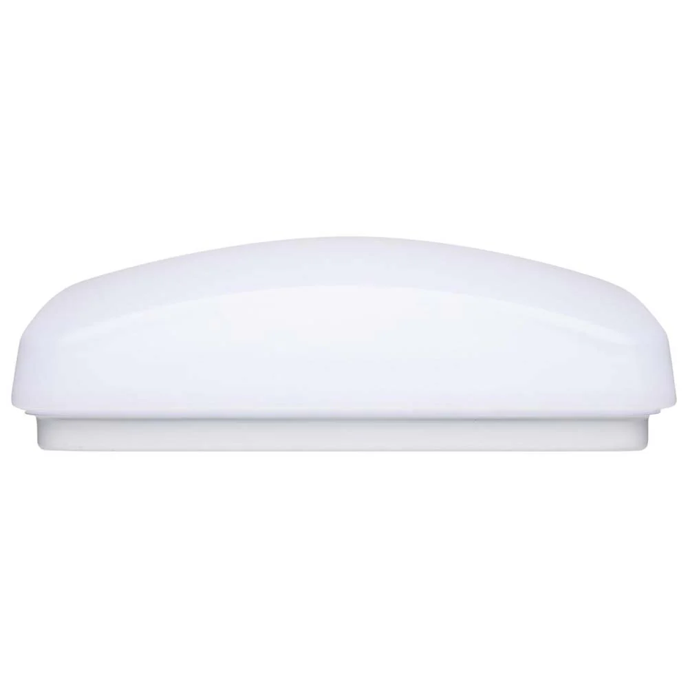 16w 11-in Square Acrylic LED Flush Mount Fixture CCT Selectable White Finish - Image 3