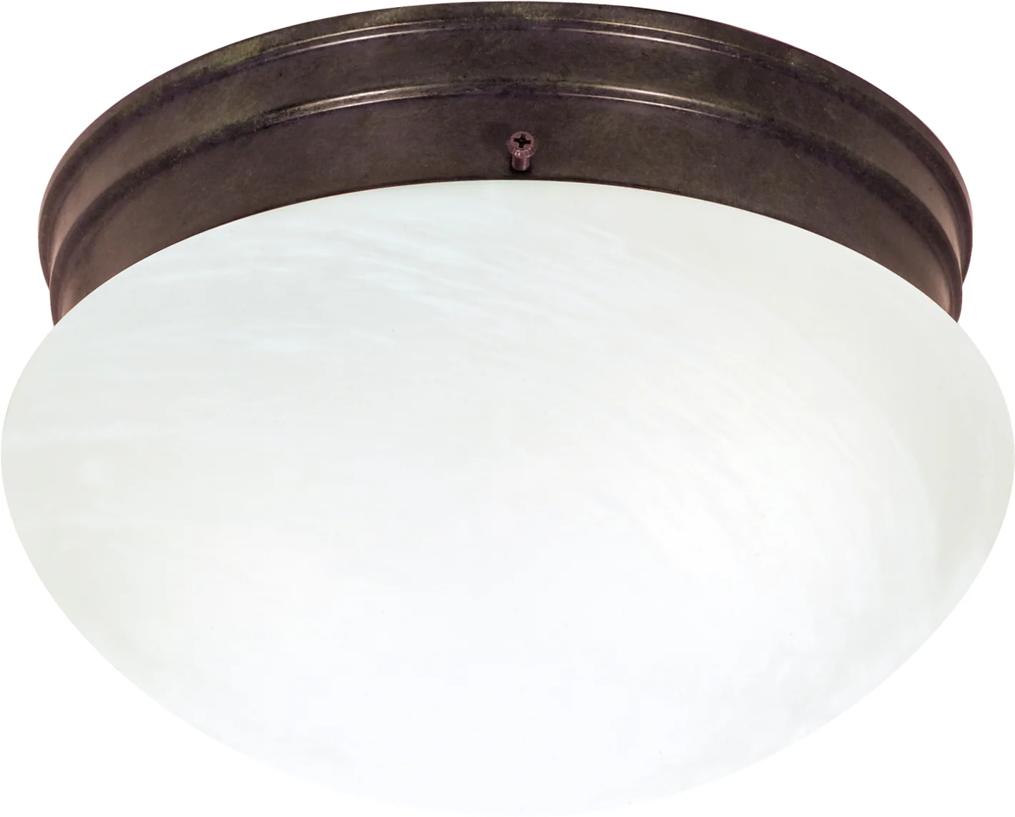 2-Lights 10 Inch Flush Mounted Close-to-Ceiling Light Fixture Old Bronze Finish