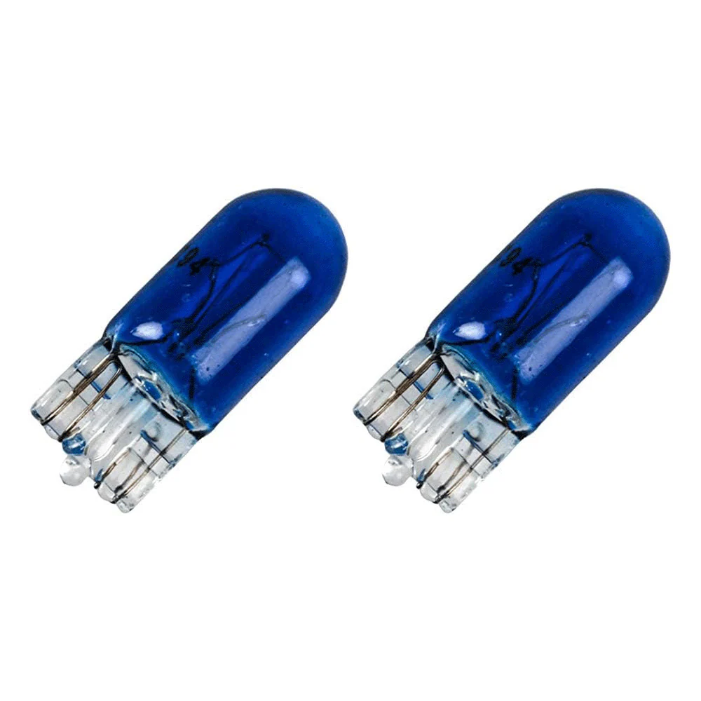 2-PK SYLVANIA 194 Blue Long Life Automotive Light Bulb