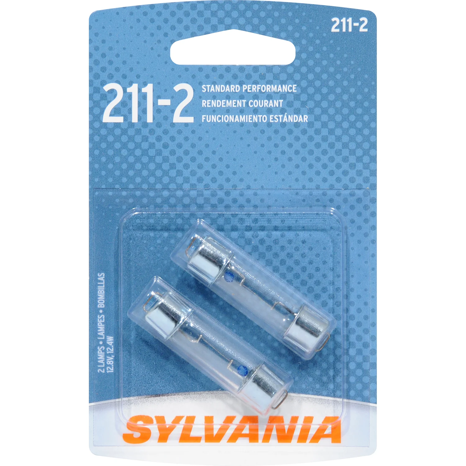 2-PK SYLVANIA 211-2 Standard Automotive Light Bulb