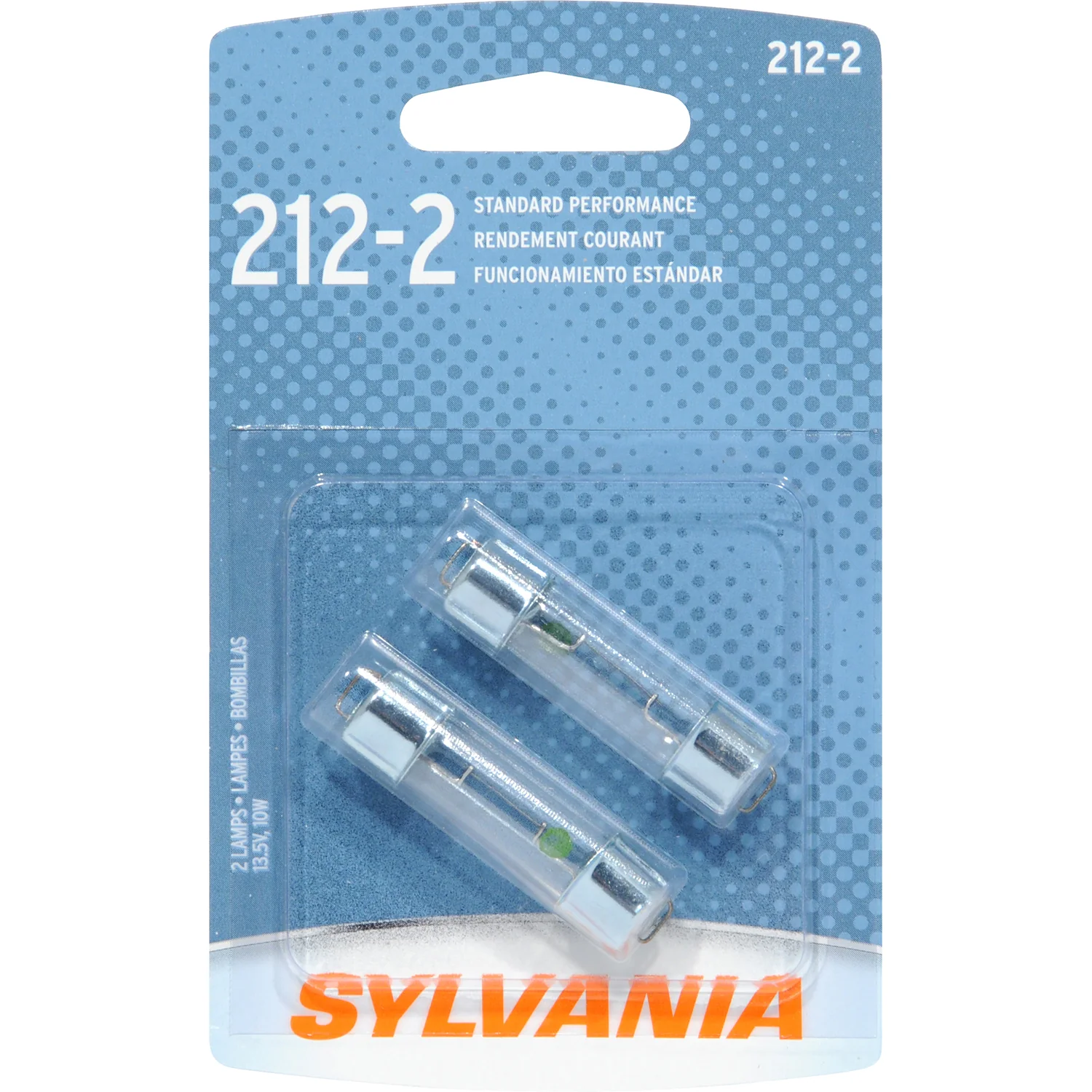 2-PK SYLVANIA 212-2 Standard Automotive Light Bulb