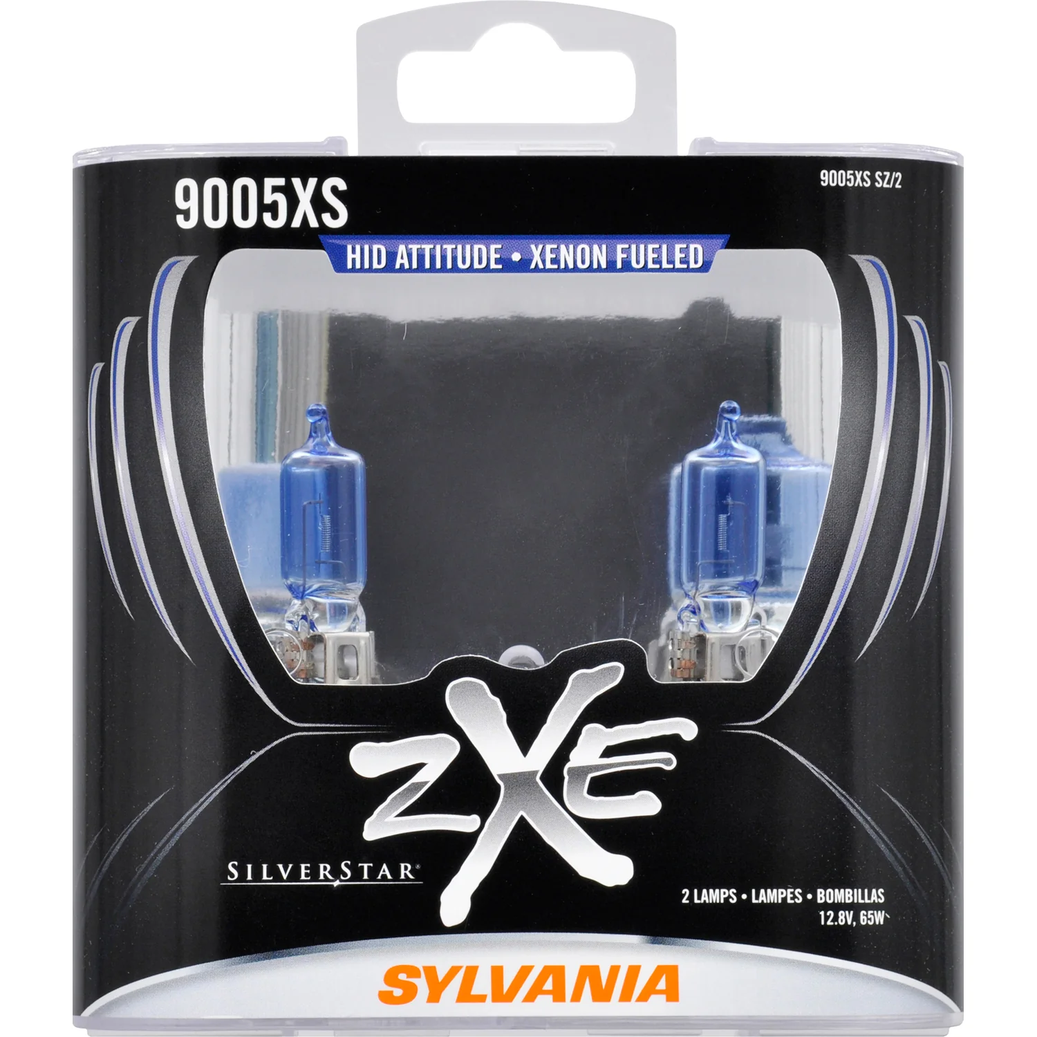 2-PK SYLVANIA 9005XS SilverStar zXe High Performance Halogen Headlight Bulb