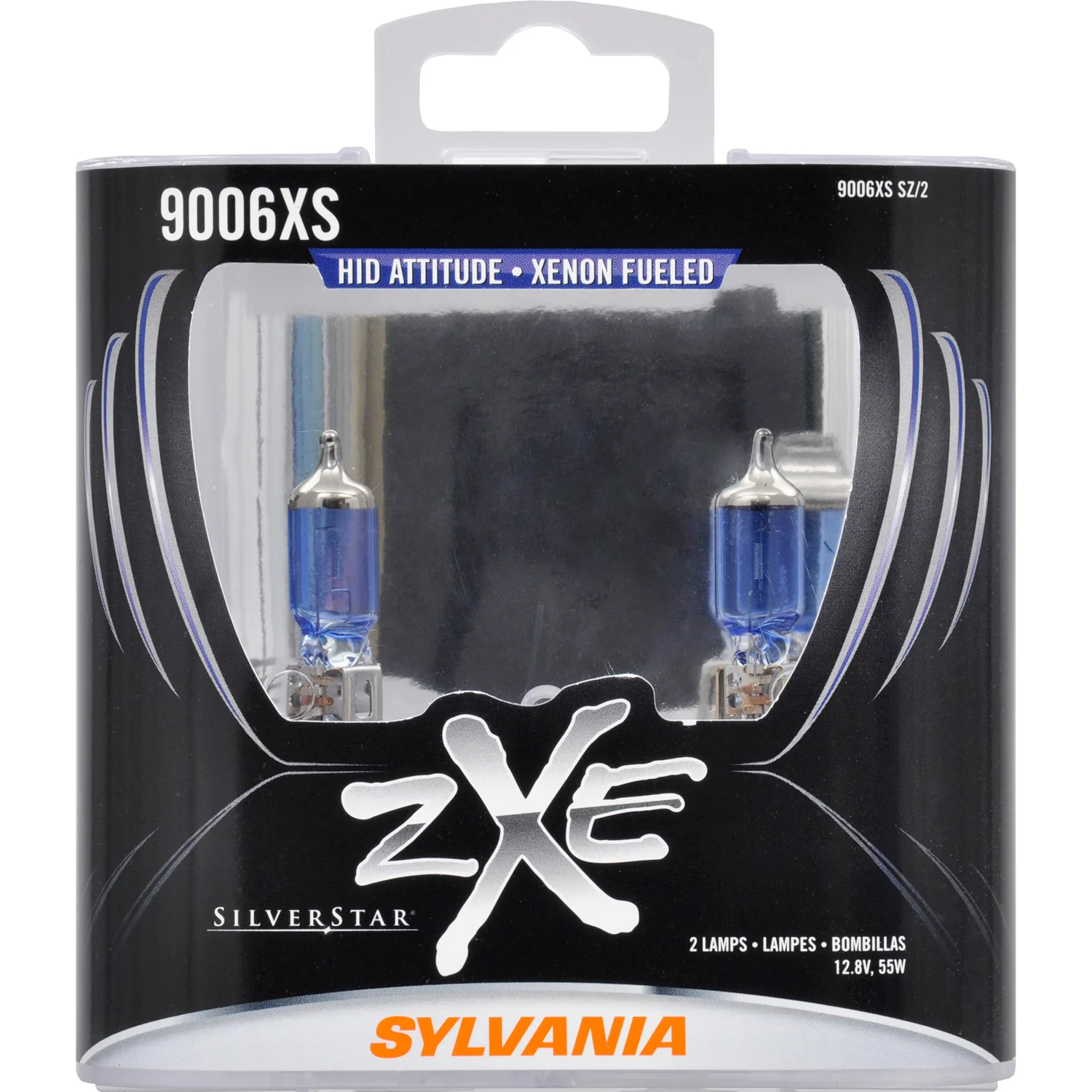 2-PK SYLVANIA 9006XS SilverStar zXe High Performance Halogen Headlight Bulb