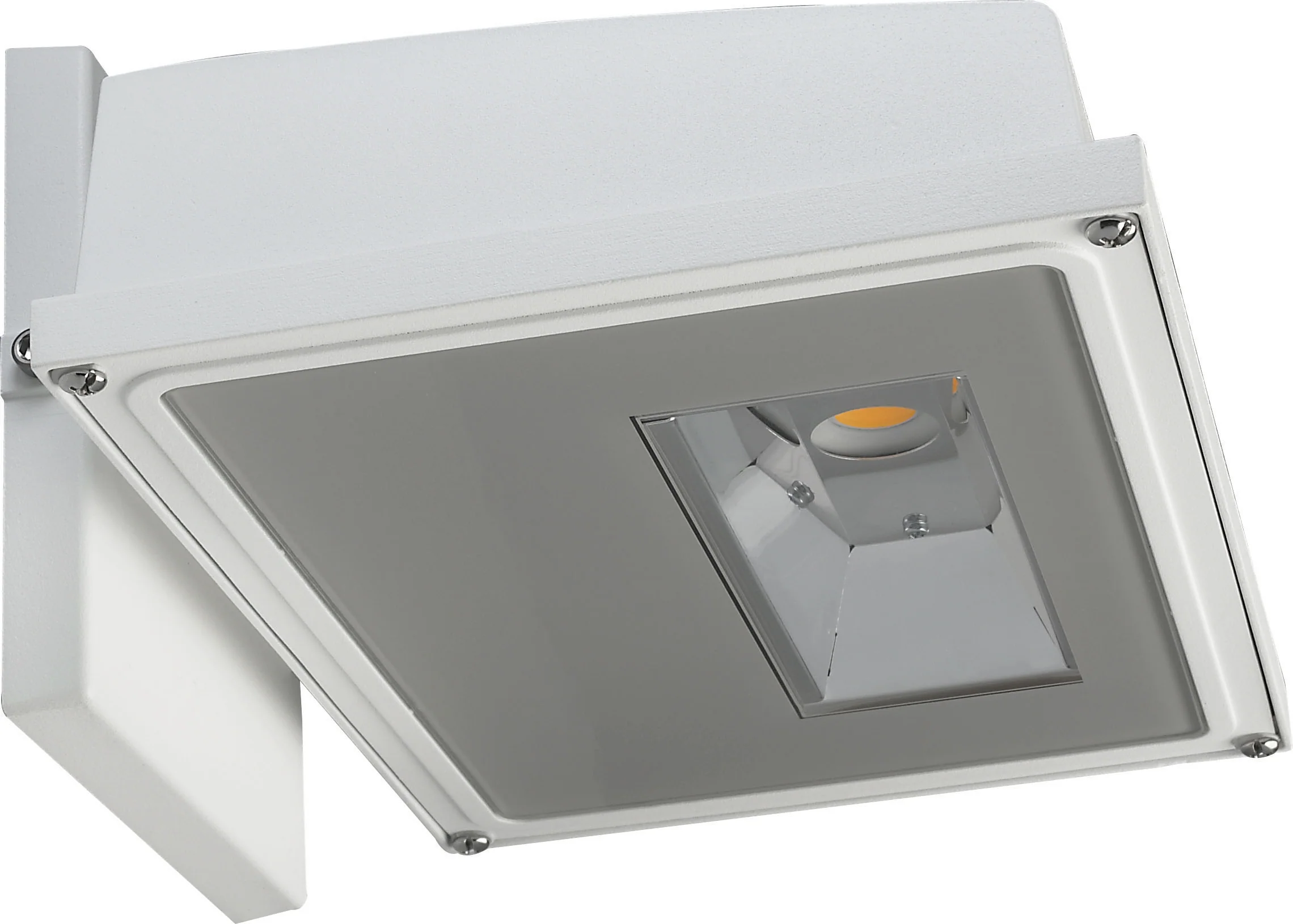 21W LED Large Wall Pack 2346Lm 4000K White Finish
