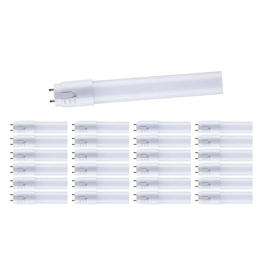 25Pk - 10W 48-in T8 LED CCT Selectable G13 base Ballast Dependent - 50w equiv