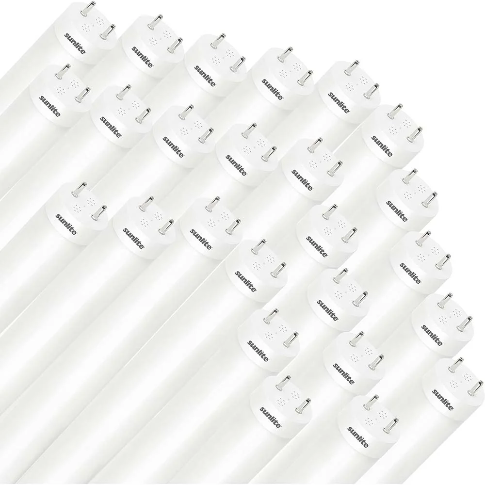 25Pk - Sunlite 10w 2-FT LED T8 Glass Tube Bulb CCT Tunable G13 Base 120-277V