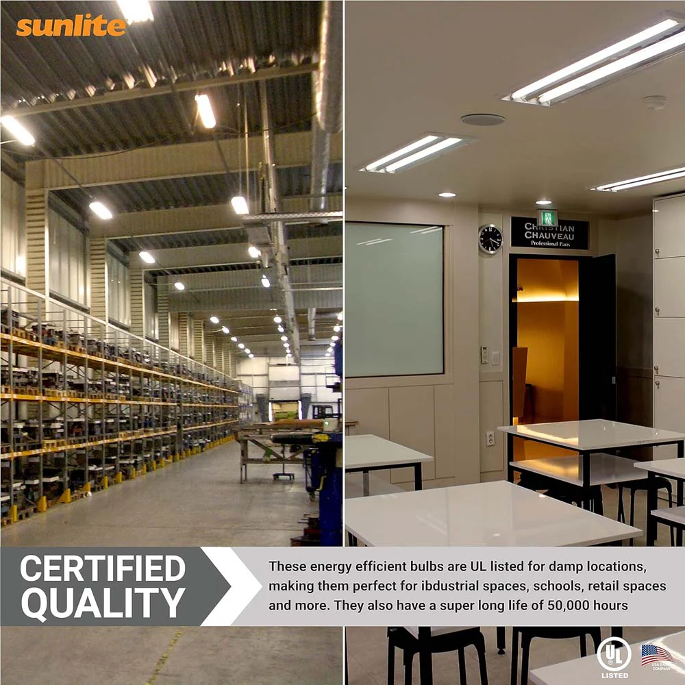25Pk - Sunlite 12.5w 4-FT LED T8 Glass Tube Bulb CCT Tunable G13 Base 120-277V - Image 6