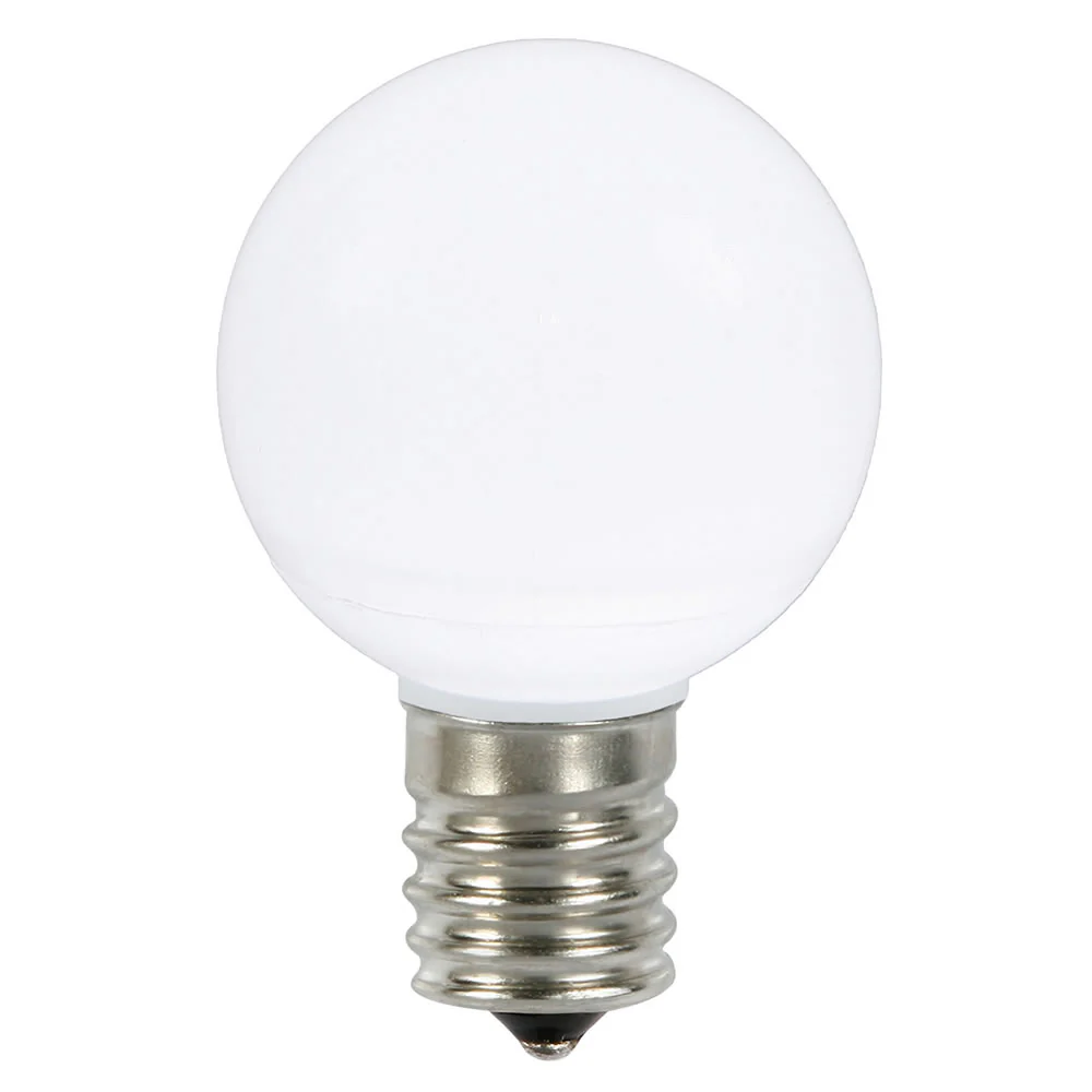 25PK - Vickerman Pure White Ceramic G50 LED Replacement Bulb