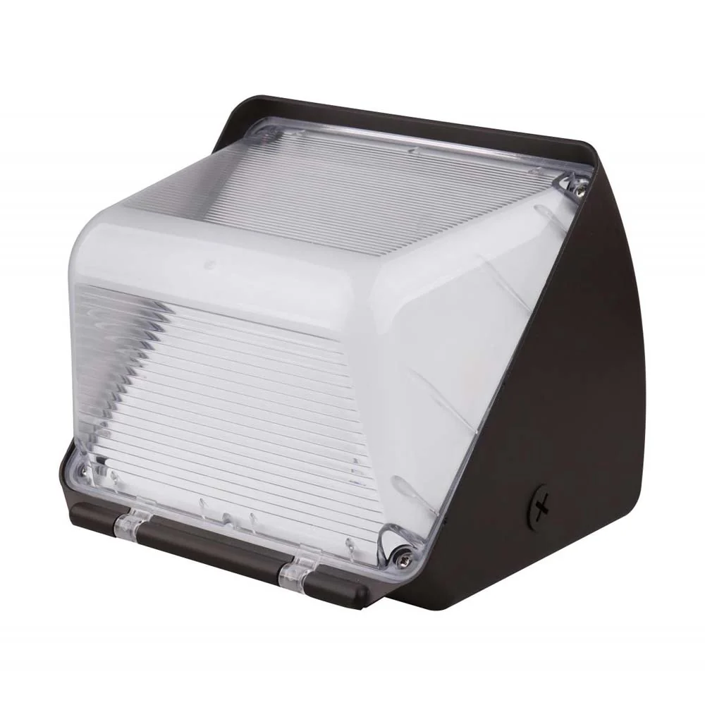 29w Small LED Wall Pack w/ CCT Tunable 120-277v Security Lighting Bronze Finish - Image 6