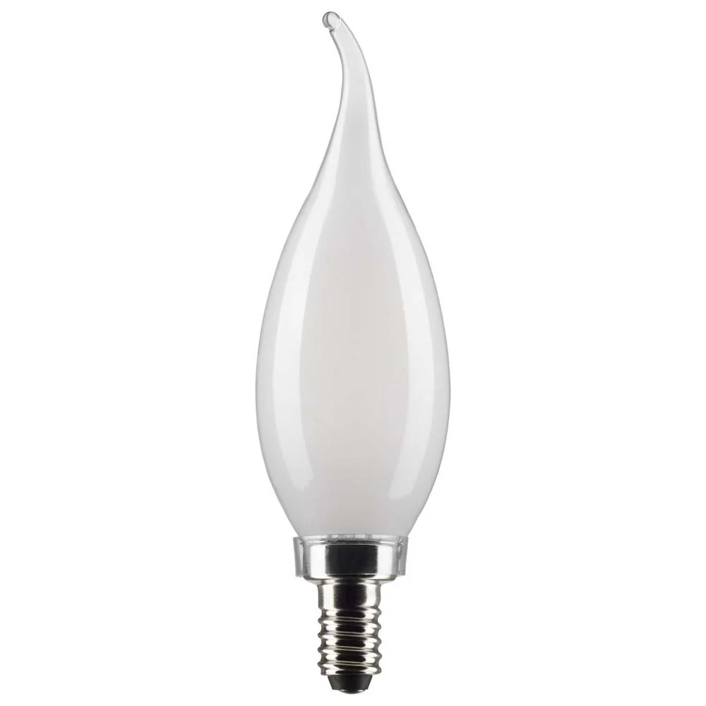 2Pk - 4W CA10 LED Frosted Candelabra Base 5000K 350 Lumens 120v