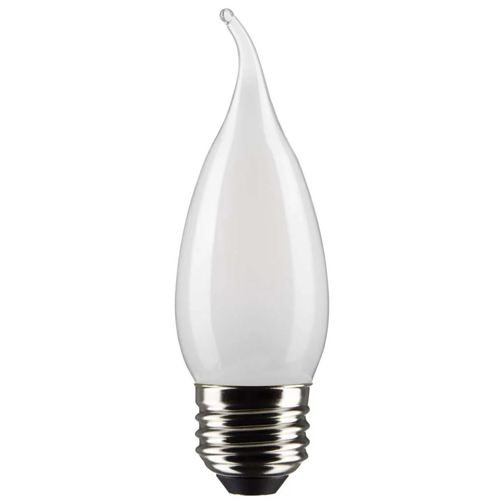 2Pk - 5.5W CA10 LED Frosted Medium Base 2700K 500 Lumens 120v