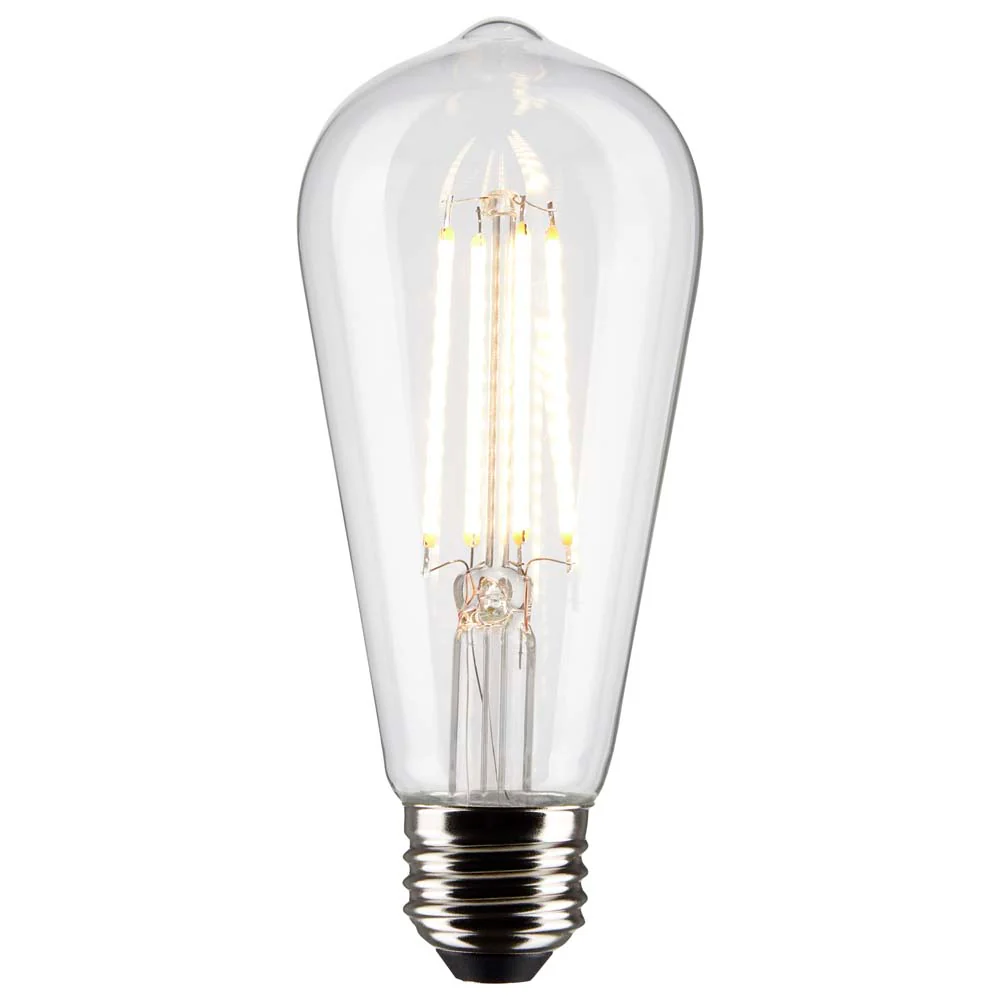 2Pk - 7w ST19 LED 800Lm 90CRI 2700K Soft White Dimmable - 60w equiv - Image 3