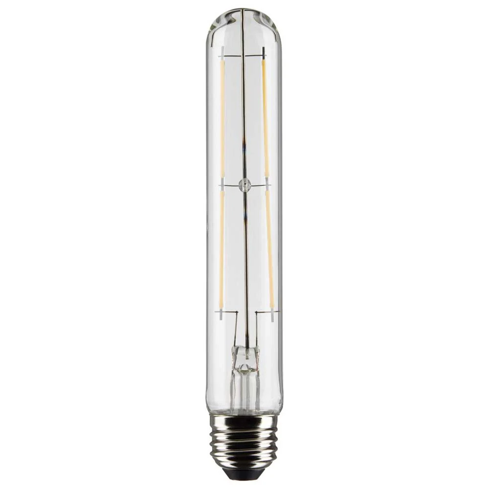 2Pk - 8W T9 LED Clear Medium Base 2700K 800 Lumens 120v