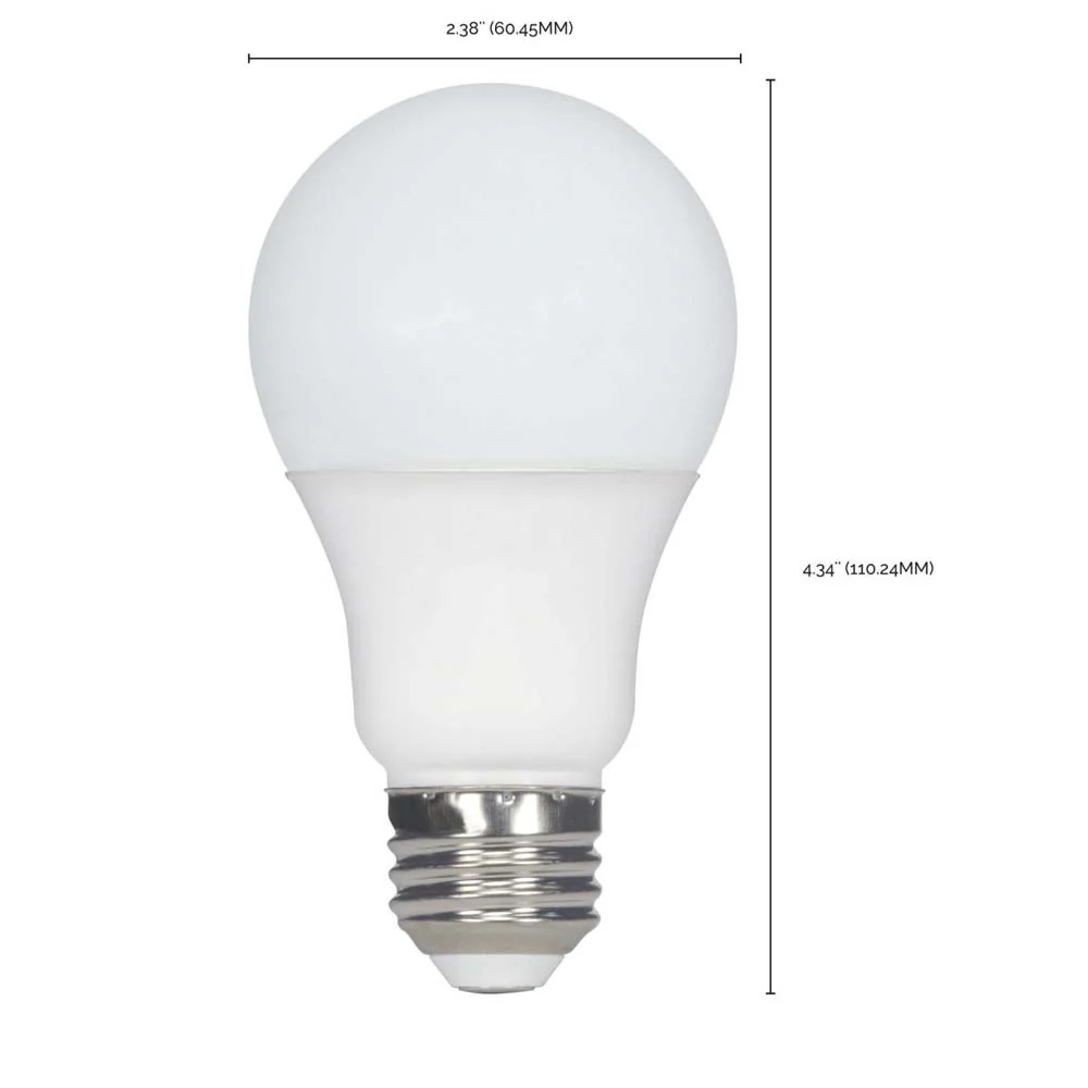 2Pk - 9.8W A19 LED 5000K Medium base 220 deg. Beam Angle 120v - Image 3