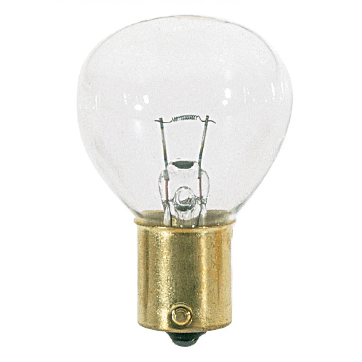 2Pk - Satco 24.24w 6.2v RP11 Bayonet Single Contact Base Clear Finish Bulb