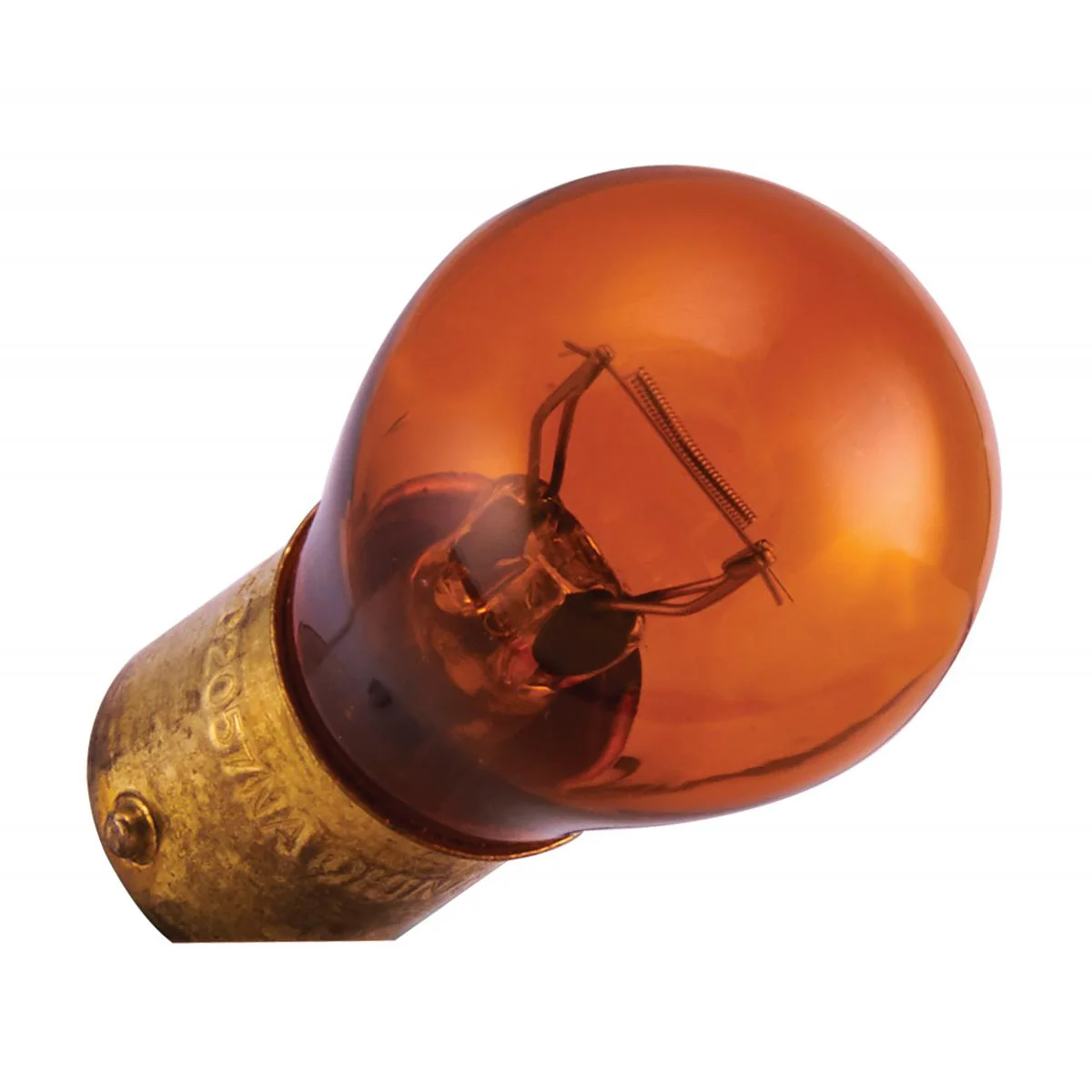 2Pk - Satco 26.88/6.72w S8 1200/5000 Double Contact Bayonet base 14v Amber Bulb - Image 3