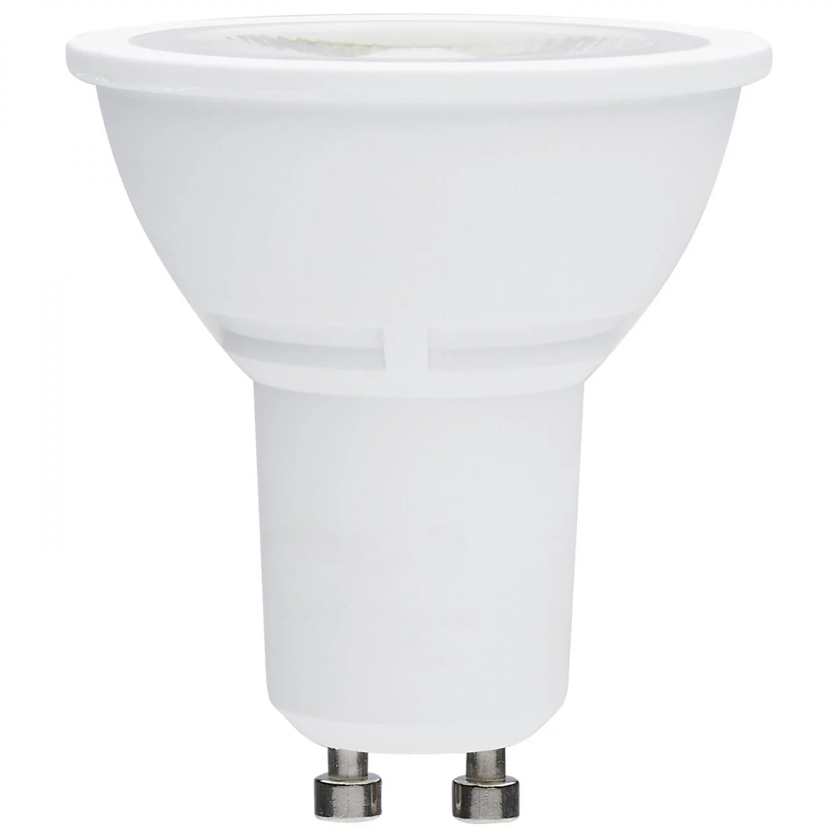 2Pk - Satco 5.5w MR16 LED GU10 Base 120v 40deg 4000K White Finish Bulb