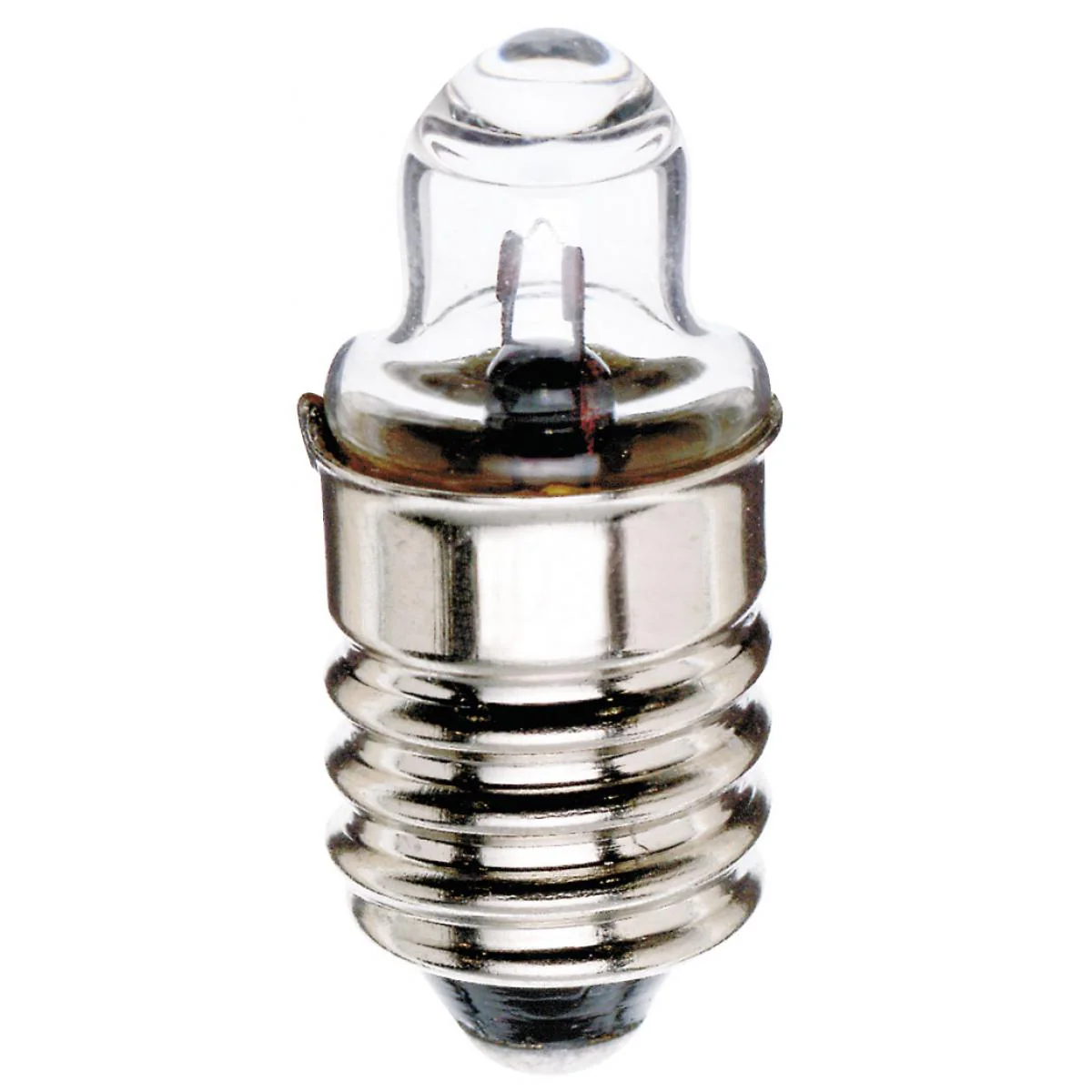 2Pk - Satco B3.5 PR2 miniature Single Contact Mini Flange base 2.38v Clear Bulb