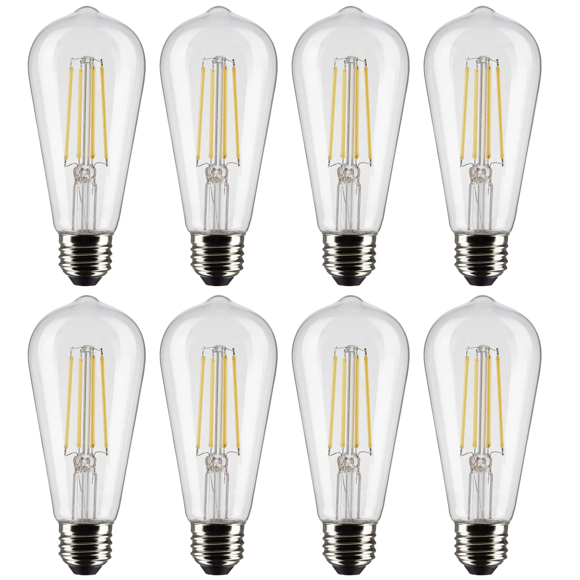 2Pk - SYLVANIA 7w ST19 LED 800Lm 90CRI 2700K Soft White Dimmable - 60w equiv