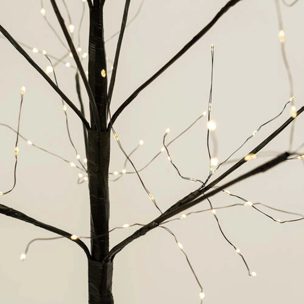 3-ft. Black Fairy Light Tree, Warm White LED - Image 8