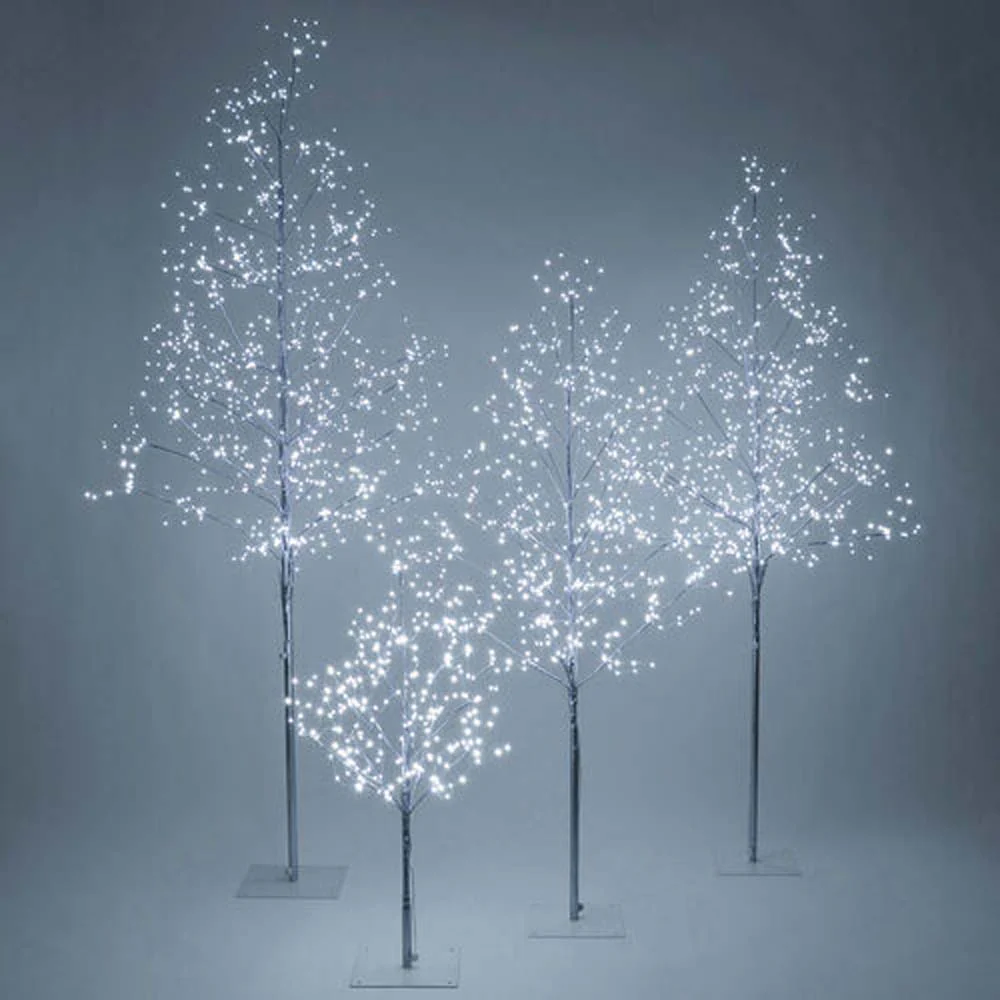 3-ft. Silver Fairy Light Tree, Cool White LED - Image 2