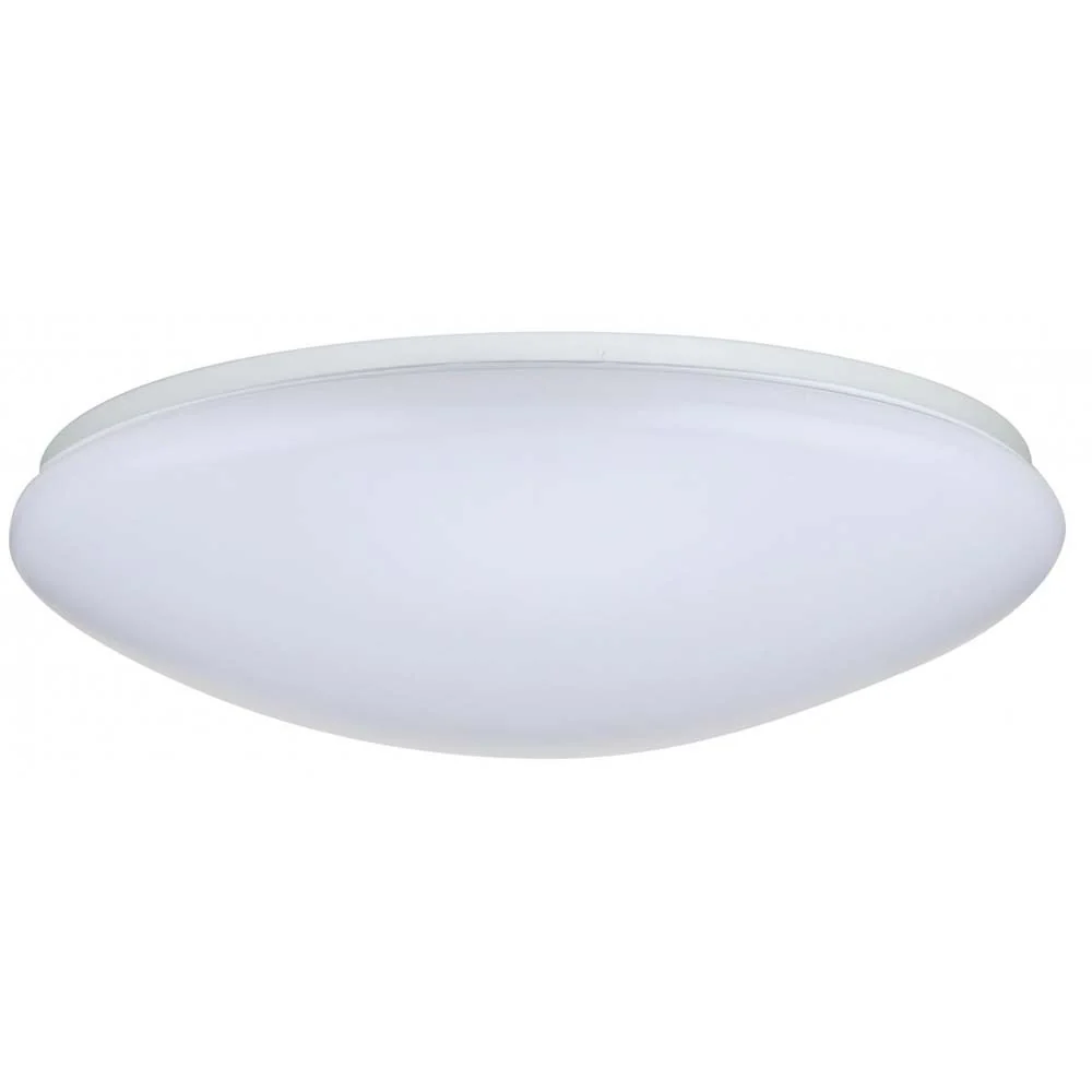32.5w 19-in CCT Selectable Round Acrylic with Sensor LED Flush Mounted Fixture