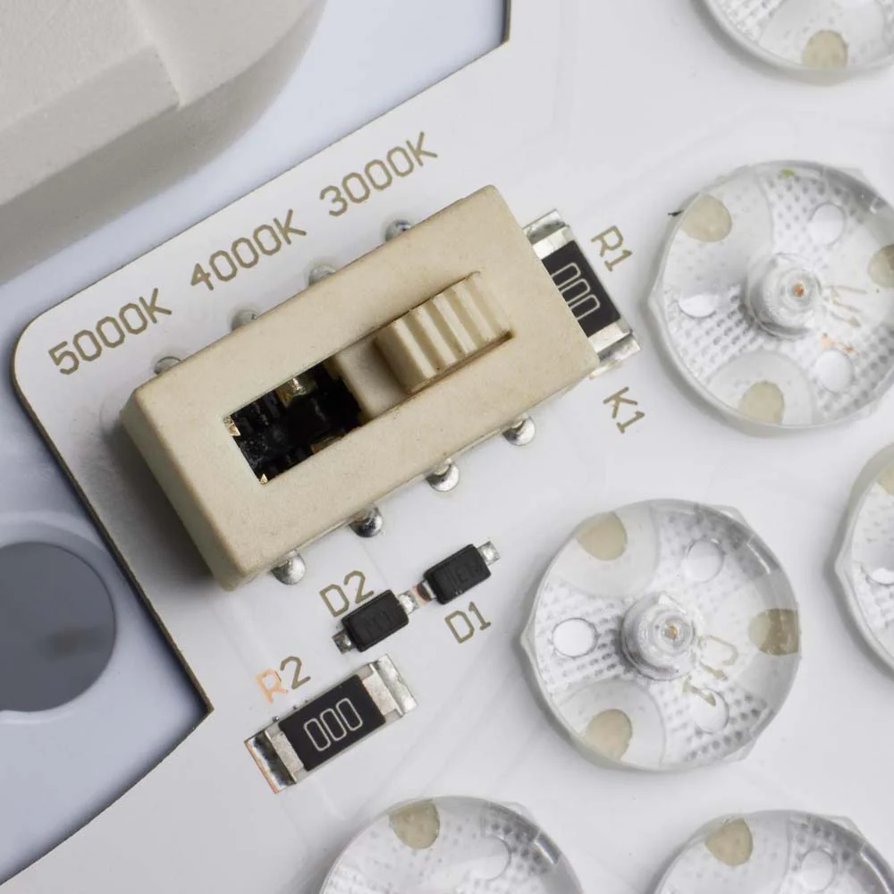32.5w 19-in CCT Selectable Round Acrylic with Sensor LED Flush Mounted Fixture - Image 4