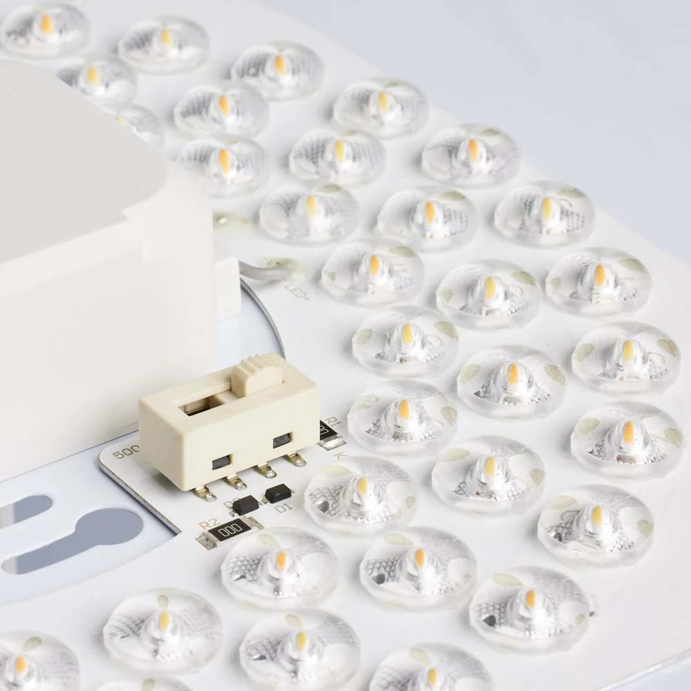 32.5w 19-in CCT Selectable Round Acrylic with Sensor LED Flush Mounted Fixture - Image 6