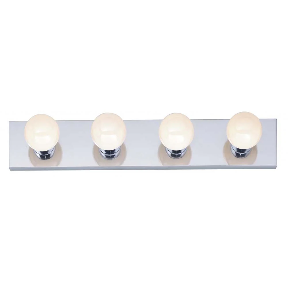 Nuvo 4-Light 24" Bathroom Vanity Light w/ Polished Chrome Finish