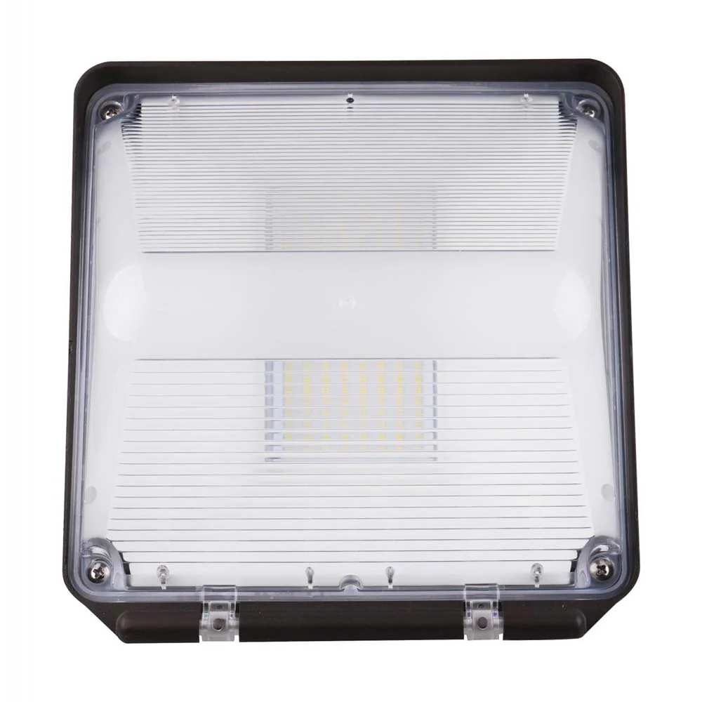 40w Small LED Wall Pack w/ CCT Tunable 120-277v Security Lighting Bronze Finish - Image 4