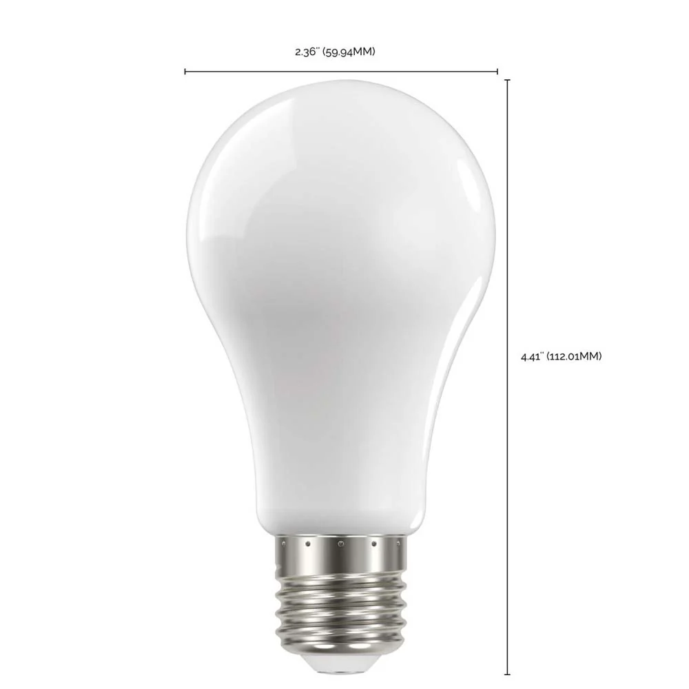 4Pk - 13.5W A19 LED Soft White Medium base 2700K 120v - 100W equiv - Image 7